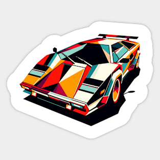 Lamborghini Countach Sticker